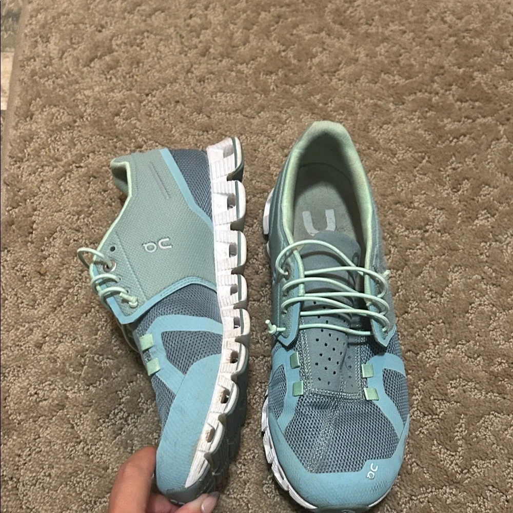 On Running Women's different shades of teal Athletic Shoes - Picture 2 of 4